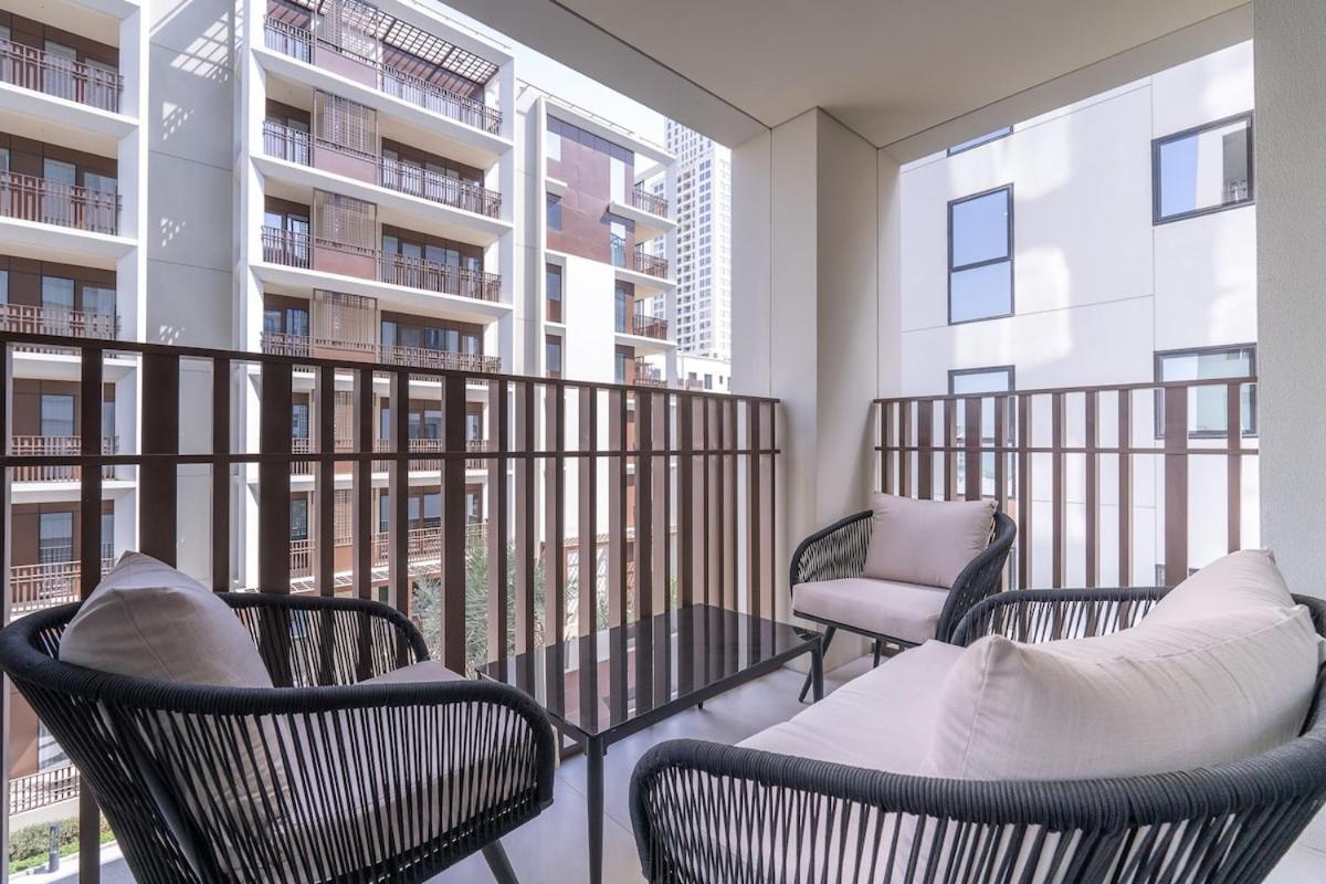 Elegant 4-Bedroom Apartment Perfect For Families In Dubai Creek Harbour Eksteriør billede