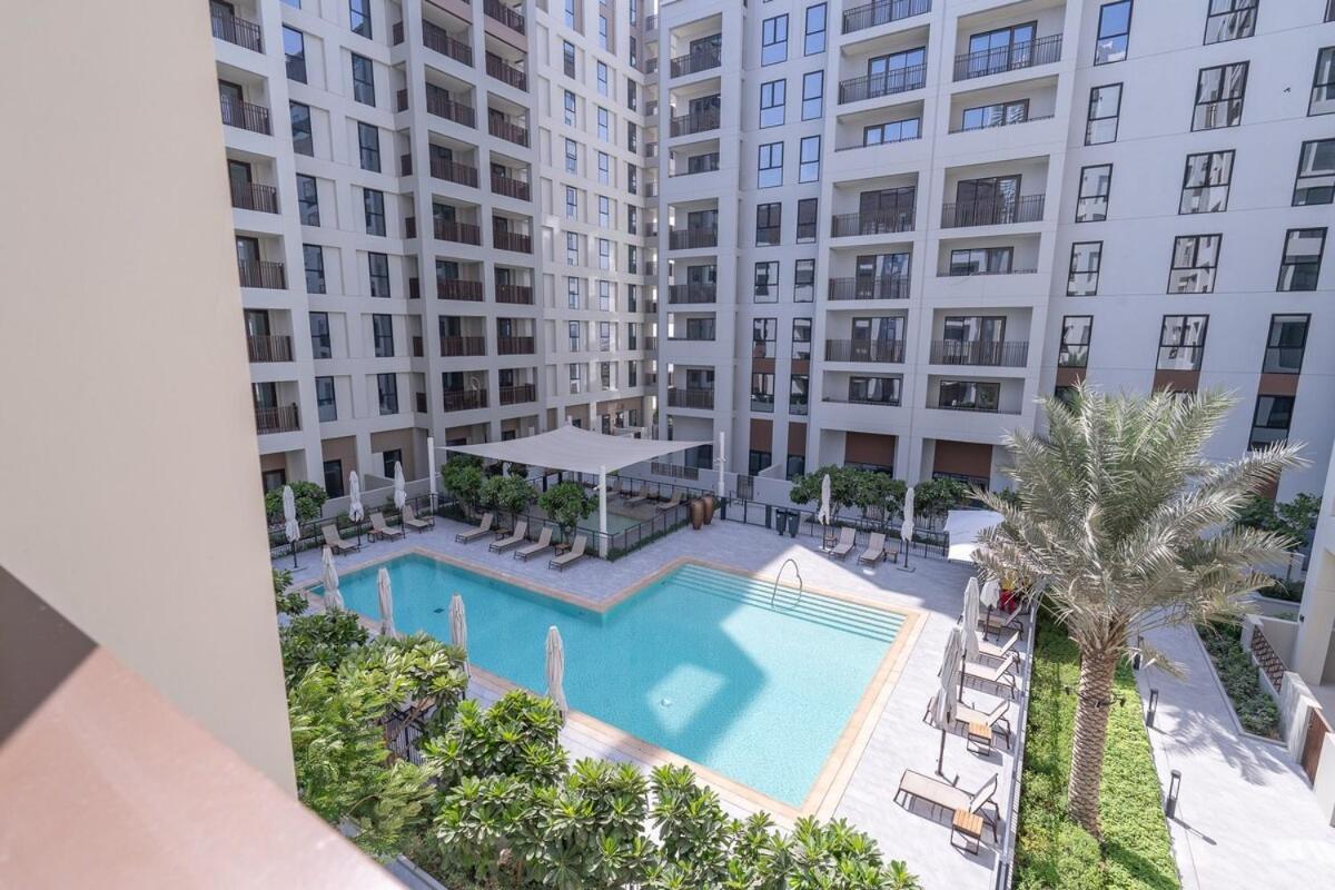 Elegant 4-Bedroom Apartment Perfect For Families In Dubai Creek Harbour Eksteriør billede