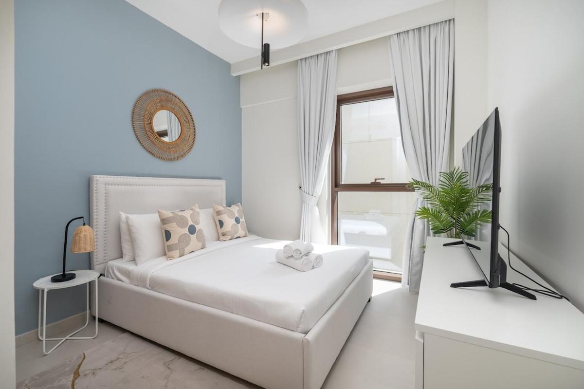 Elegant 4-Bedroom Apartment Perfect For Families In Dubai Creek Harbour Eksteriør billede