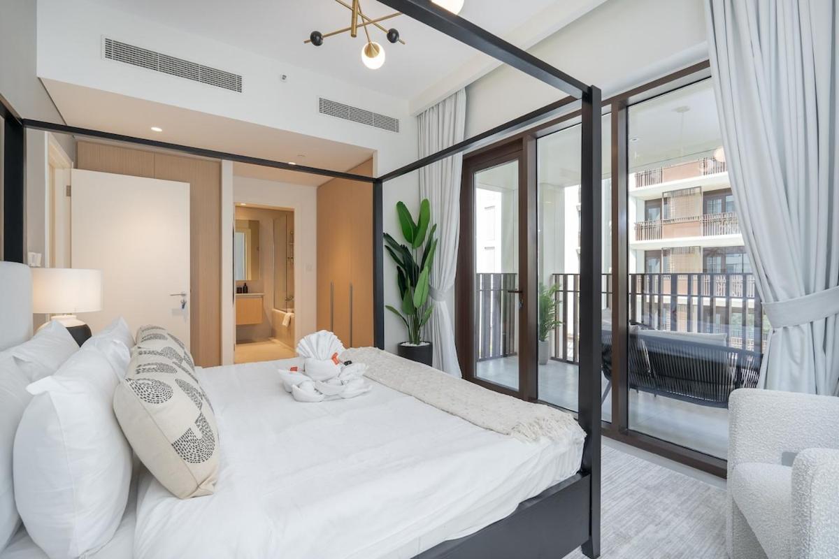 Elegant 4-Bedroom Apartment Perfect For Families In Dubai Creek Harbour Eksteriør billede