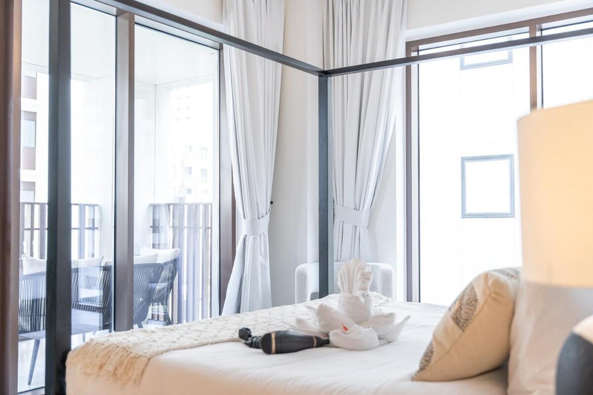 Elegant 4-Bedroom Apartment Perfect For Families In Dubai Creek Harbour Eksteriør billede